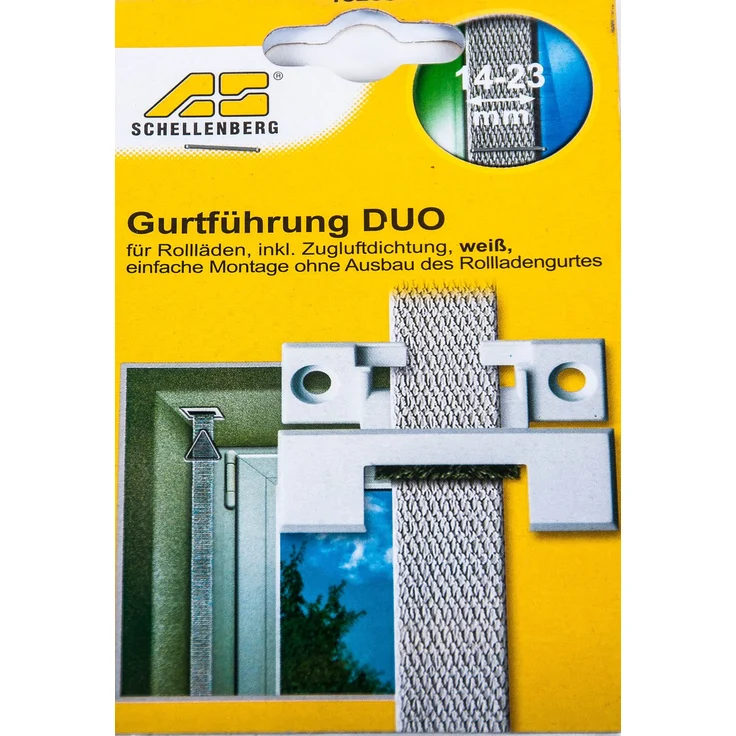 GURTFUEHRUNG Rolladengurtführung 15203 Duo Eckig Weiss
