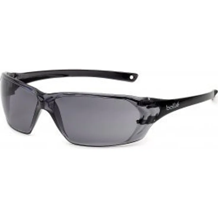 Bollé Safety PRIPSF ''Prism'' Schwarze Schutzbrille mit Smoke Lenses