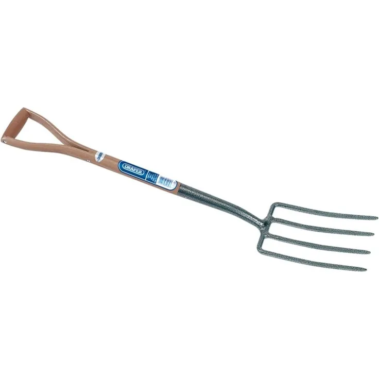 DRAPER 14301Carbon Stahl Garten Gabel mit Griff aus Eschenholz