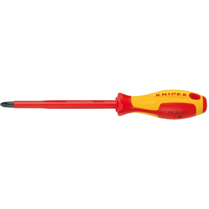 KNIPEX 98 24 03 Schraubendreher für Kreuzschlitzschrauben Phillips 270 mm