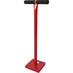 Bodenverdichter 11,5 kg aus Stahl, mit 20x20 cm Grundplatte und T-Griff zum Verdichten