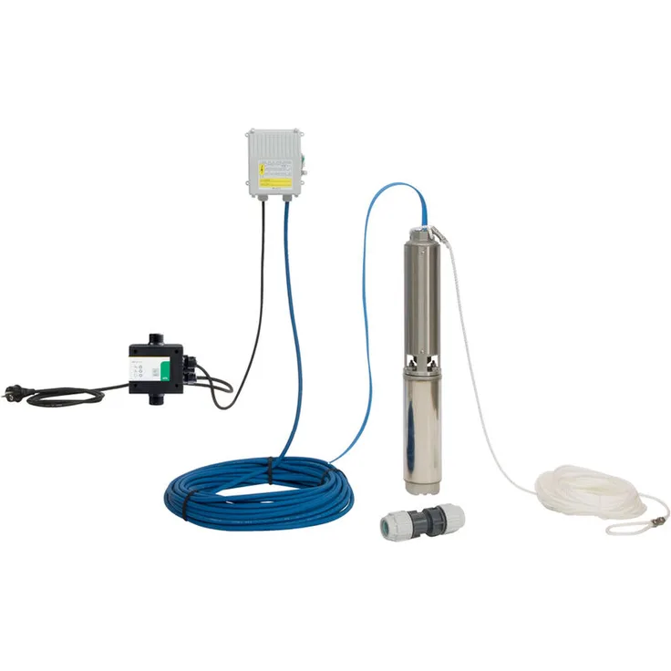 Wilo Unterwassermotor-Pumpe Sub TWU 4-0407-C-Plug&Pump-FC, 0.55kW