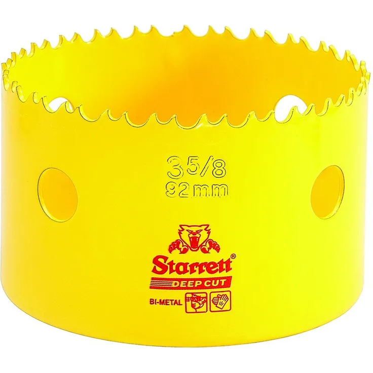 Starrett dch092 – Krone Perf. BiMetal Deep Cut 92 mm. Diam.