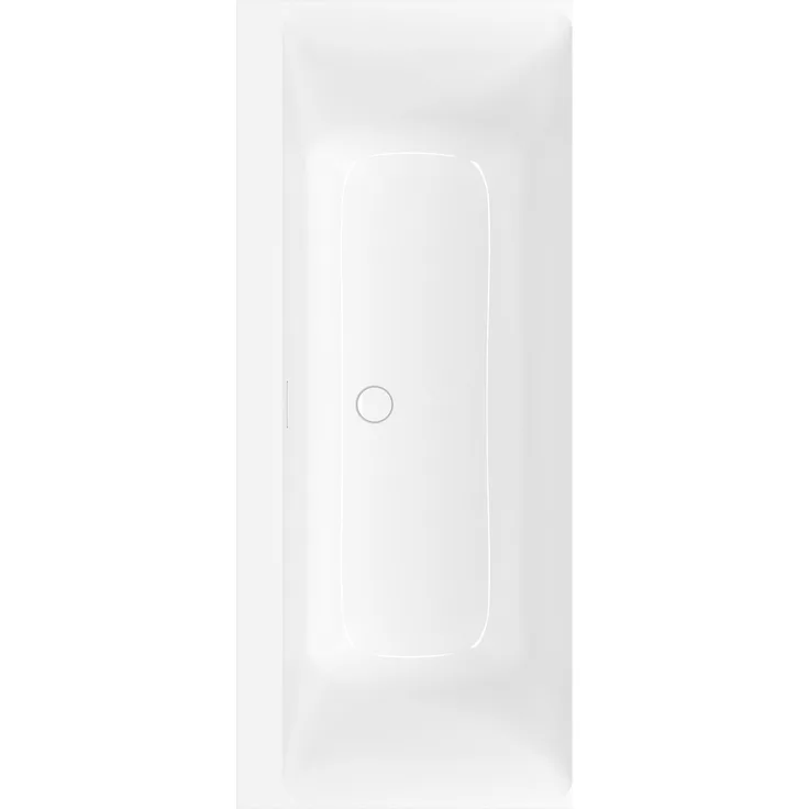 Villeroy & Boch Subway 3.0 rechteckige Badewanne, 1700x750 mm, Quaryl, SilentFlow, UBQ170SBW2TDV, Farbe: weiß-alpin - UBQ170SBW2TDV-01