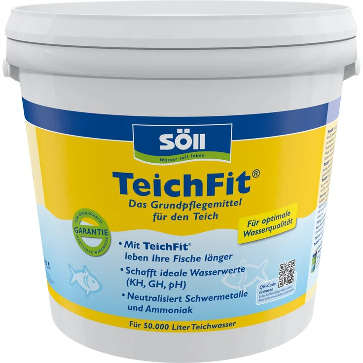 Söll Teichpflege 5 Kg TeichFit Wasserstabilisierer für 50 Qbm