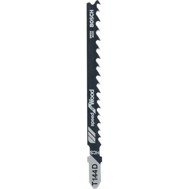 Bosch Professional Stichsägeblatt Speed for Wood zum Sägen in Holz (25 Stück, T 144 D) – Bild 1