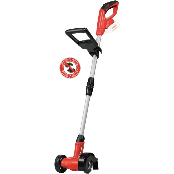 Einhell GE-CC 18 PWX Akku-Fugenreiniger Li Solo Power X-Change PXC (Lithium Ionen, 18 V, 1200 min-1, Bürstendurchmesser 10 cm, inkl. Stahl- und Nylonbürste, ohne Akku und Ladegerät)