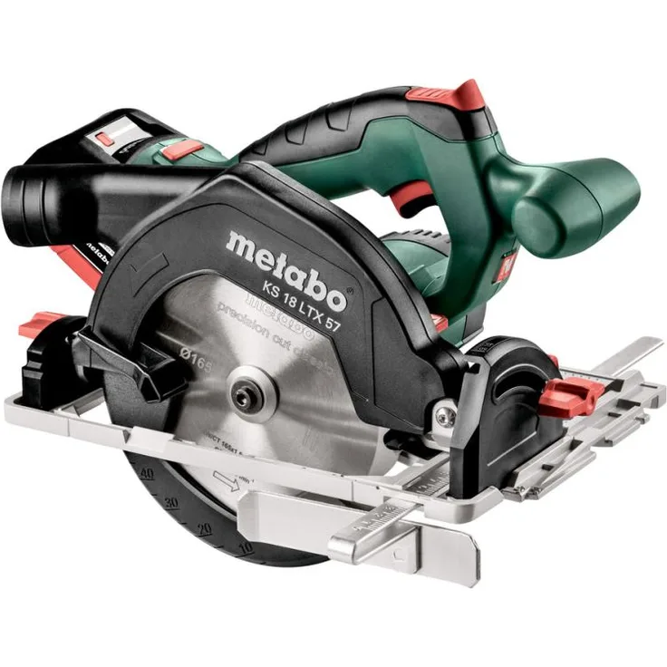 Metabo 18V Akku Handkreissäge KS 18 LTX 57 | 2x Akku 8.0 Ah im MetaLoc Koffer (601857810)