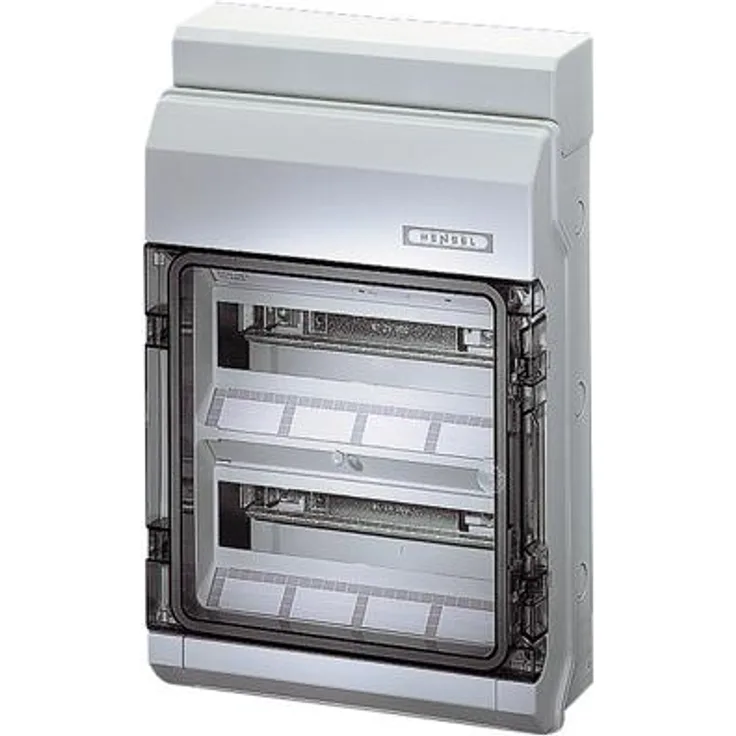 Hensel KV 9224 Automatengehäuse, 24TE, IP65, HxBxT 458x295x129 mm, grau