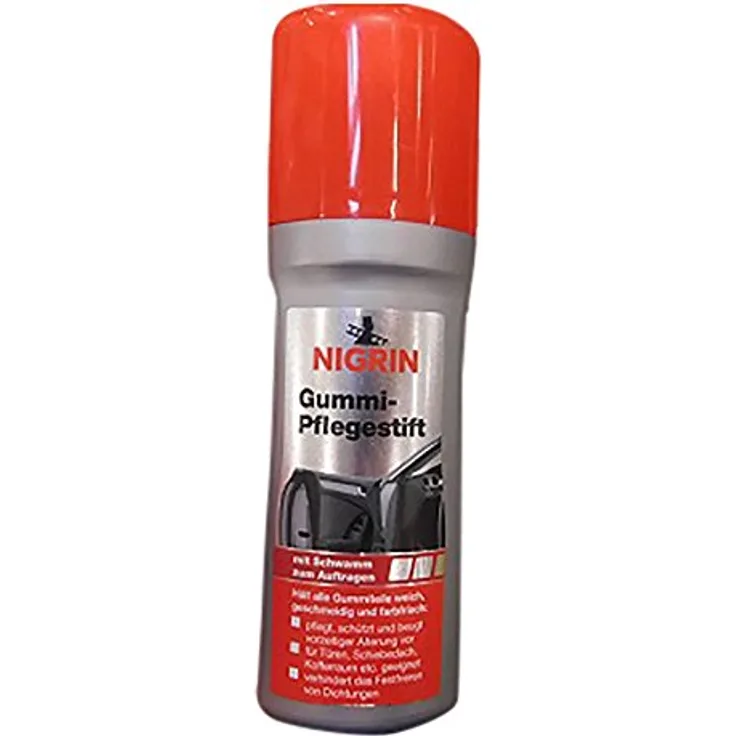 Nigrin Gummipflege 75 ml mit Rapsöl