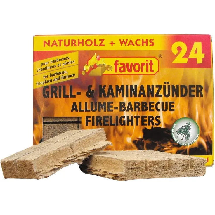 Favorit Grill- und Kaminanzünder 24 Stück 1245