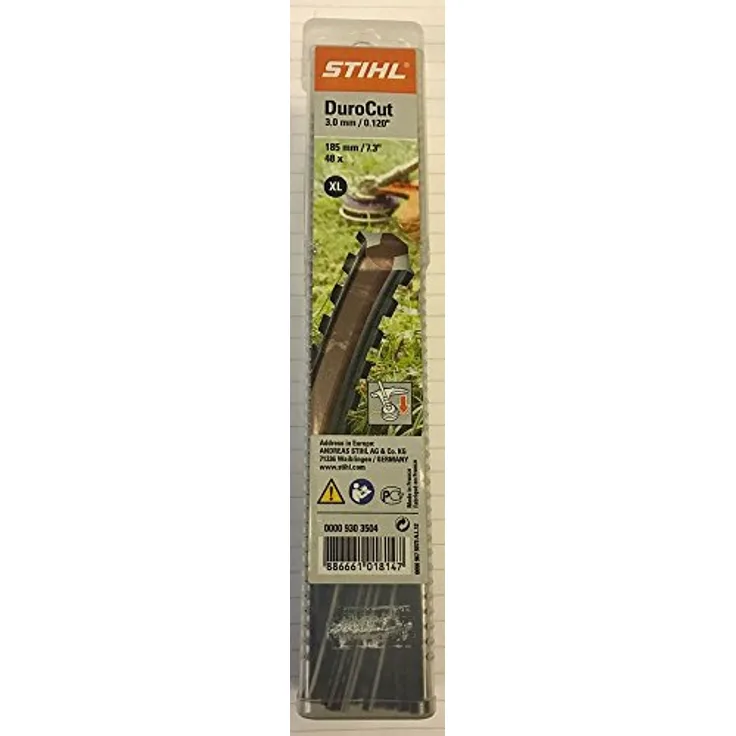 STIHL 0000 930 350 Mähfäden 48 Stück für DuroCut 20-2 und 40-4 XL 3 mm