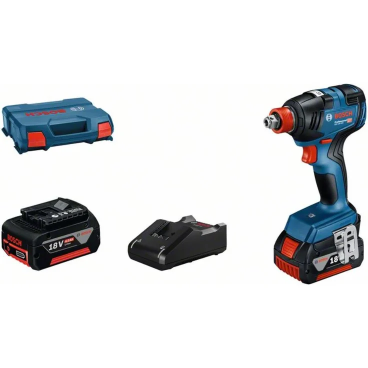 Bosch Professional Akku-Drehschlagschrauber GDX 18V-200, 2x Akku4,0 Ah Koffer – Bild 1