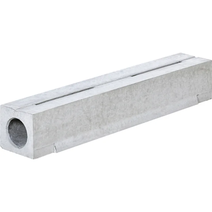 Abwasserrinne, BxHxL: 16 x 16 x 100 cm, Beton
