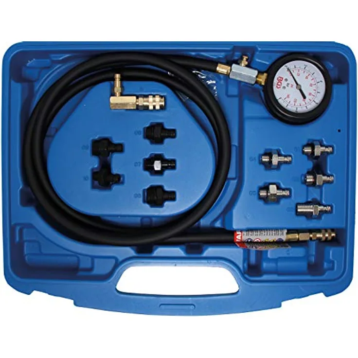 BGS 8007 | Öldrucktester | Öldruckprüfer | Öl-Messgerät | Öldruckmesser | Öldruck-Prüfer | 0 - 10 bar