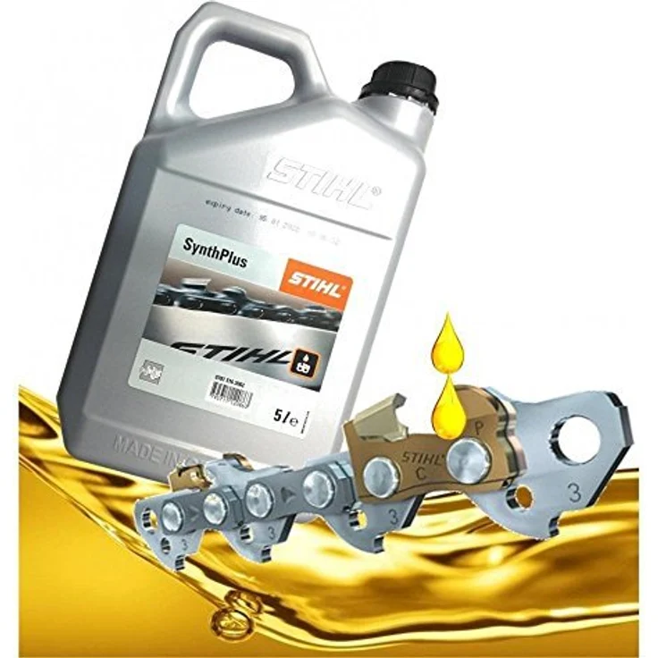 SynthPlus 07815162002 Kettenhaftöl Sägekettenhaftöl Kettenöl 5 Liter – Bild 1
