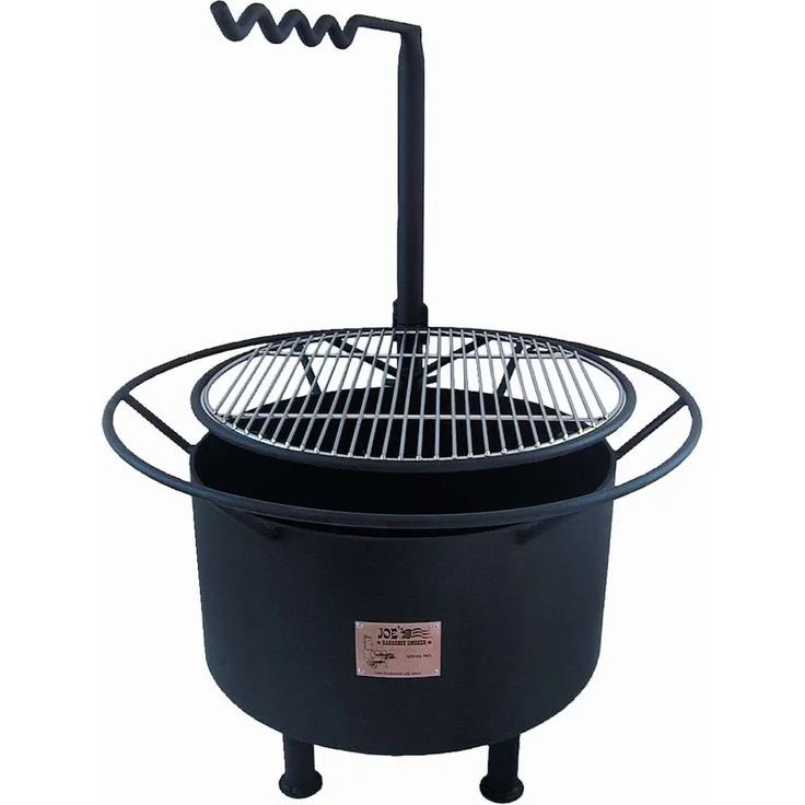 Rumo Barbeuqe JOEs Campfire 20 Zoll Feuerstelle mit Grillrost und Schwenkarm