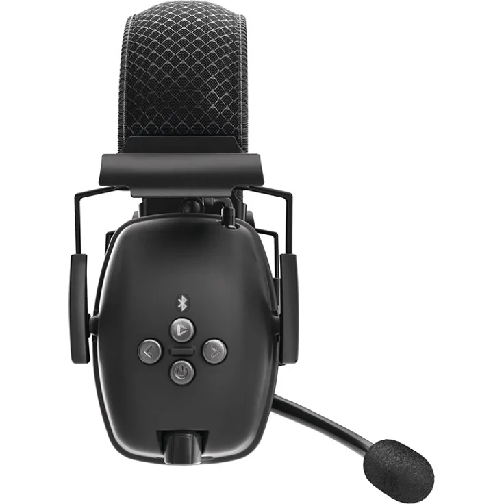 Kapselgehörschutz Sync Wireless Schwanenhalsmikrofon USB-Kabel ,Ladegerät