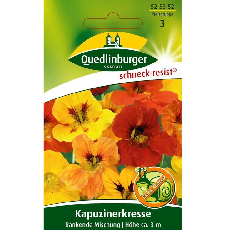 QUEDLINBURGER Kapuzinerkresse, Rankende Mischung