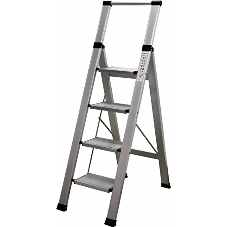 Homelux 710027 Leiter, Aluminium, 4 Stufen