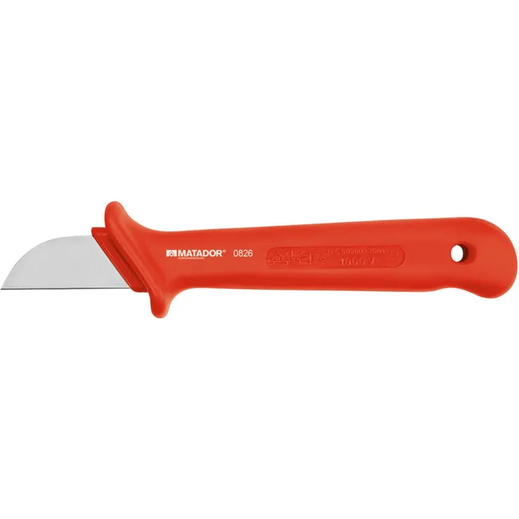 MATADOR 0826 0001 Kabelmesser, Schutzkappe, VDE, 180 mm