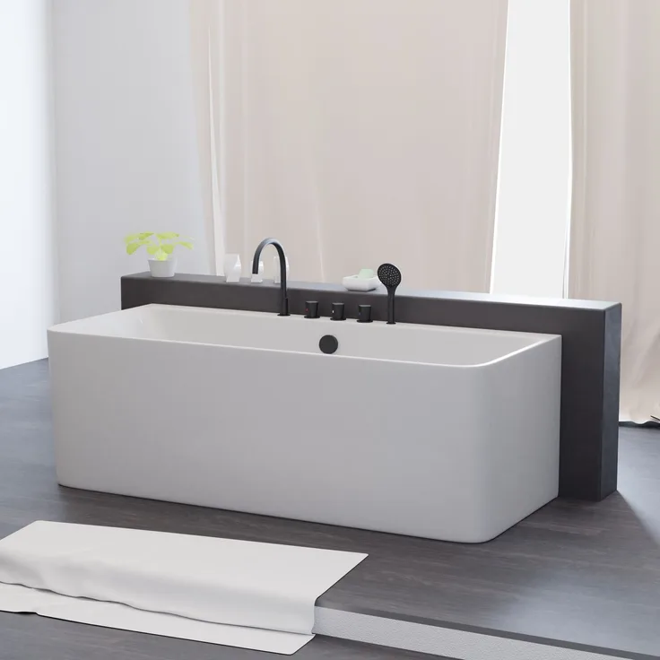 Tronitechnik Badewanne Acrylwanne Standbadewanne, Sanitäracryl Saria