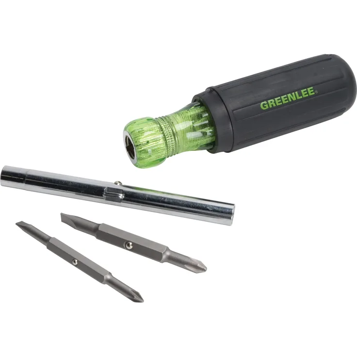 Greenlee 0153-42C Eins Kombi-Schraubendreher Handschraubendreher & Set - Handschraubendreher & Sets (190 g, Schwarz)