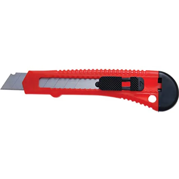Kraftmann 7970 | Universalmesser | Abbrechklinge 18 mm | Cuttermesser | Teppichmesser | Abbrechmesser
