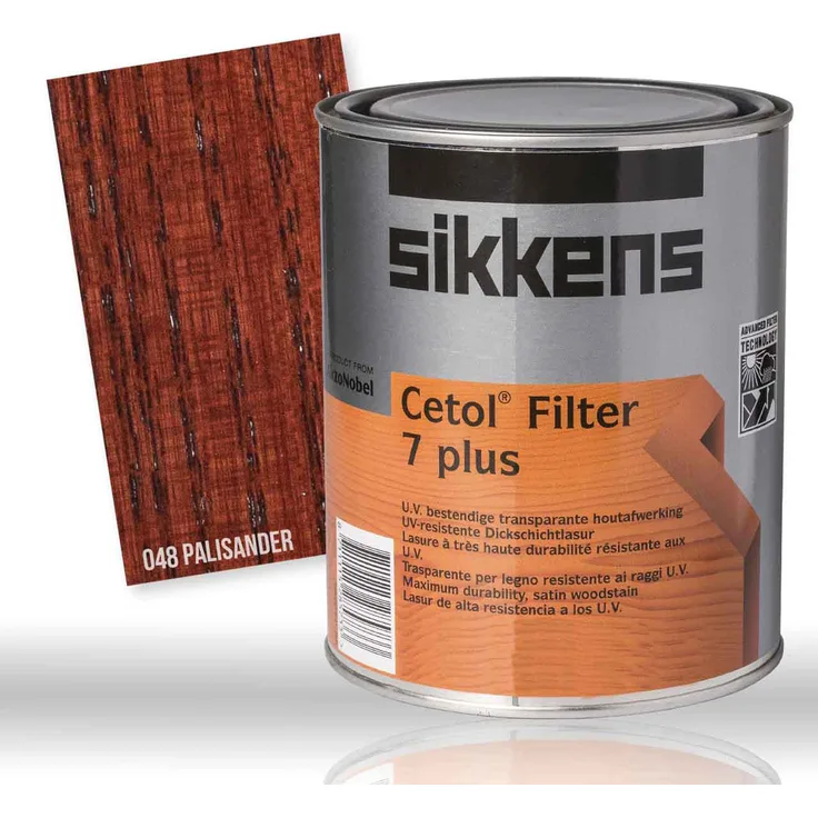 Sikkens - Sikkens Cetol Filter 7 Plus palisander Streichlasur Dickschicht 1000ml - braun