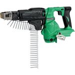 HIKOKI Akku-Streifenschrauber WF18DSLU6Z 14 Zoll 18 V ergonomisches funktionelles Design inkl. 2x PH2 Schrauberbits 136 mm lang