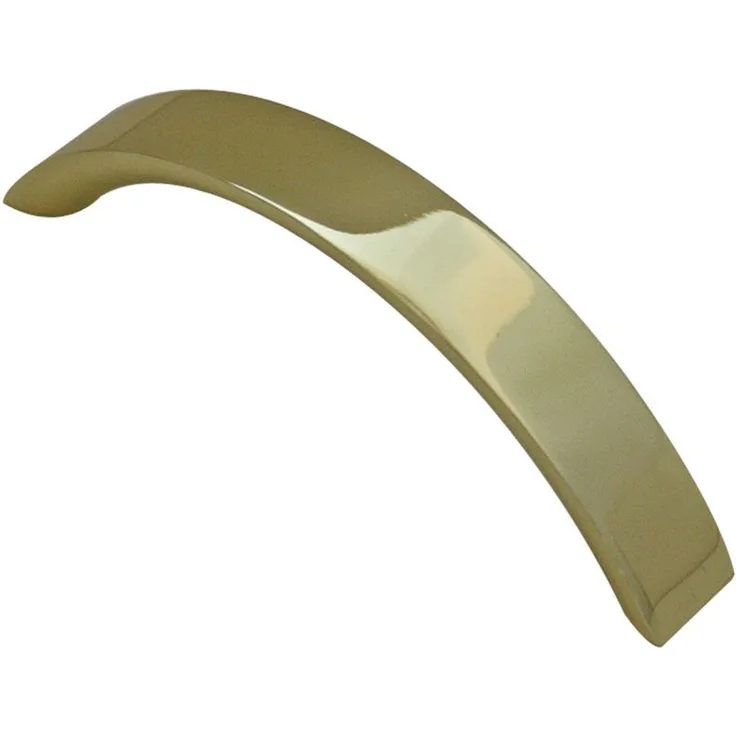 Möbelgriff 128mm Lochabstand Ausführung Messing Optik Küchengriff aus Metall