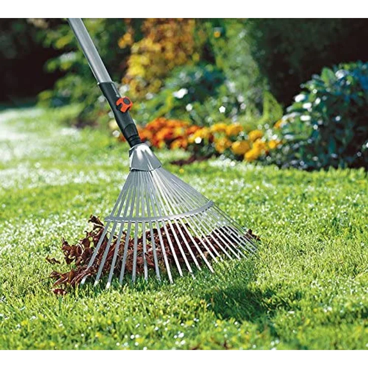 GARDENA Combisystem Fächerbesen, Rechen Komplett Set (03022-20) 50 cm Arbeitsbreite – Bild 3