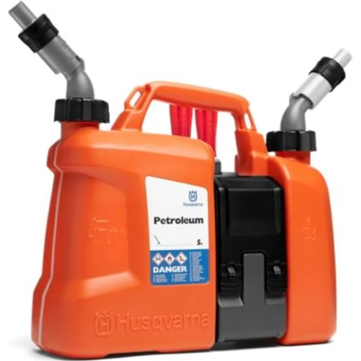 Kanister Kombikanister optimales Verhältnis zwischen Kraftstoff 5LT und Öl 2,5LT - Husqvarna – Bild 1