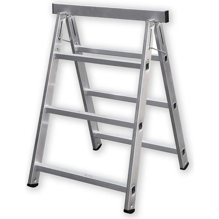 Iller Aluminium Arbeitsbock, klappbar 0,90x0,70m 3 Sprossen