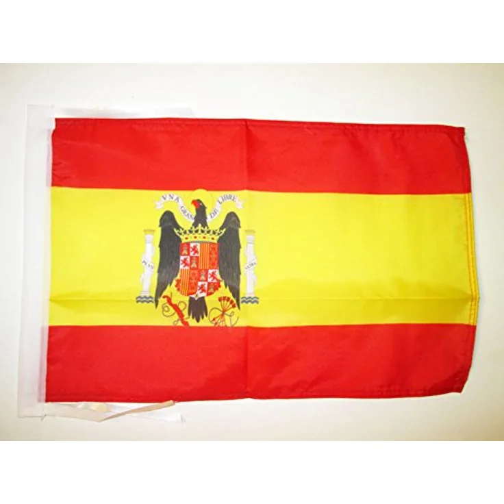 AZ FLAG Flagge Spanien UNTER General Franco 1938-1945 45x30cm mit Kordel - Franco-Regime Fahne 30 x 45 cm - flaggen Top Qualität