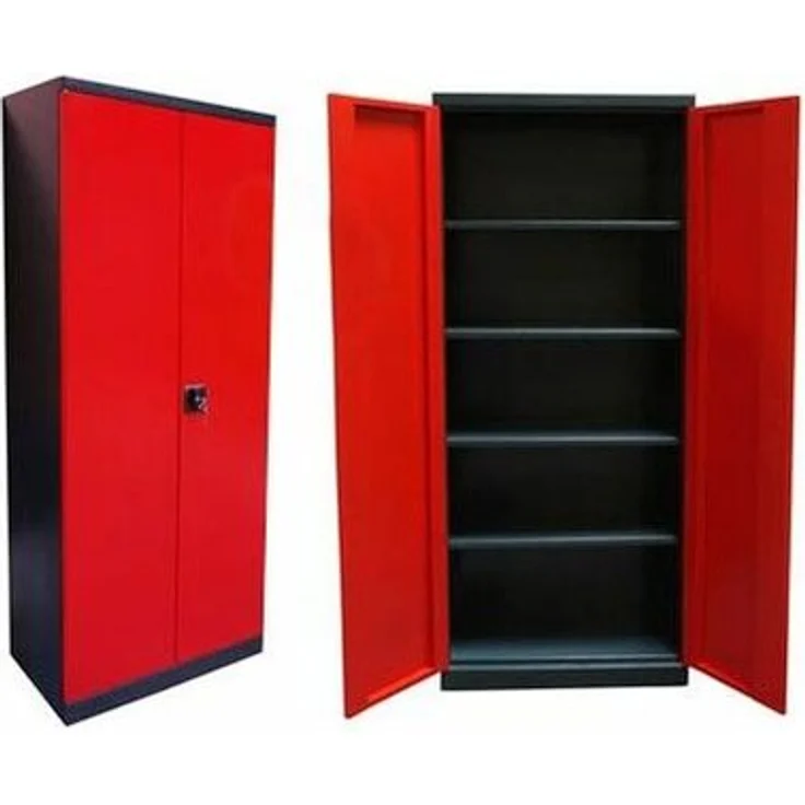 Werkzeugschrank Werkstattschrank Metallschrank L anthrazit H192 x B78 x T38