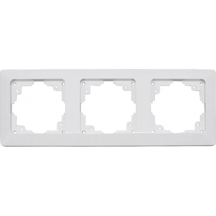 MILOS 3-fach Rahmen weiß matt