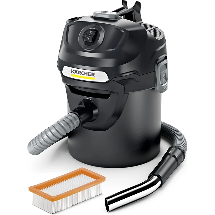 Kärcher AD 2 Aschesauger und Trockensauger (mit Filterreinigung), 600 Watt – Bild 1