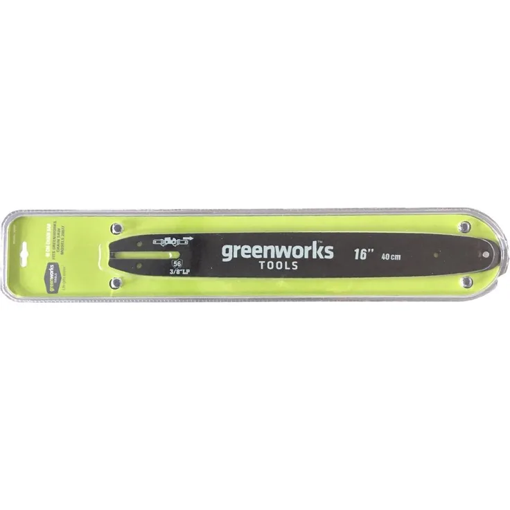Greenworks Tools Führungsschiene 40cm, 40V DigiPro Akku Kettensäge(20077), 12x60x1.5cm - 29757