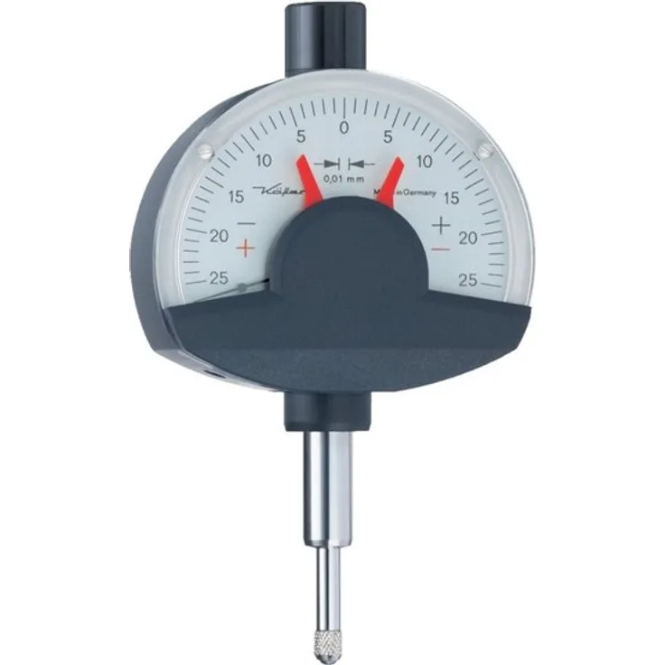 Käfer Feinzeiger 0,001mm - 0,1mm - 62mm - Stoßschutz - DIN 879-1 30010 (30010)