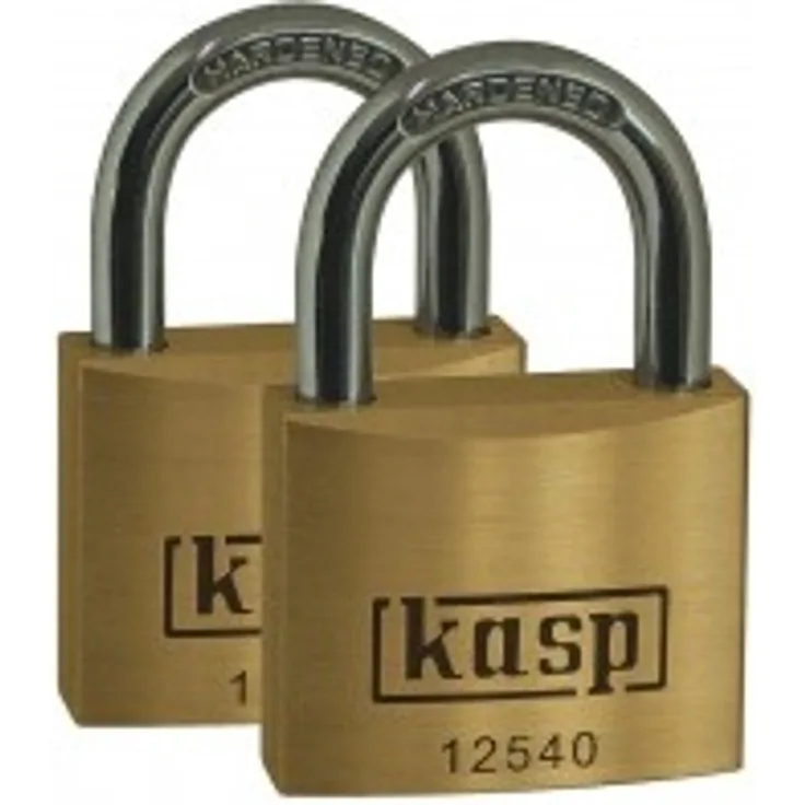 Kasp K12540D2 Messingschloss Premium - Doppelpack