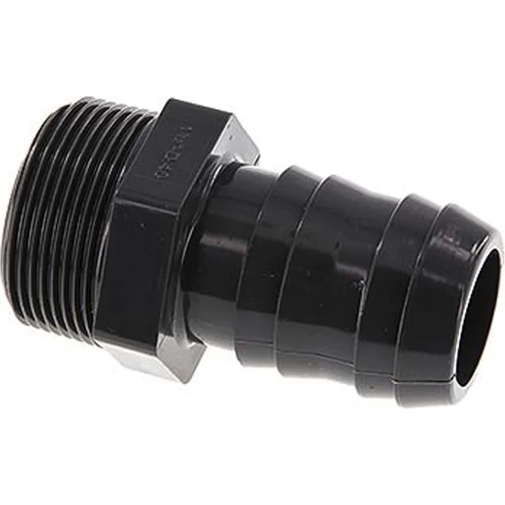 Schlauch24 PVC-U Fitting Schlauchtülle Außengewinde 3/8 x 16mm