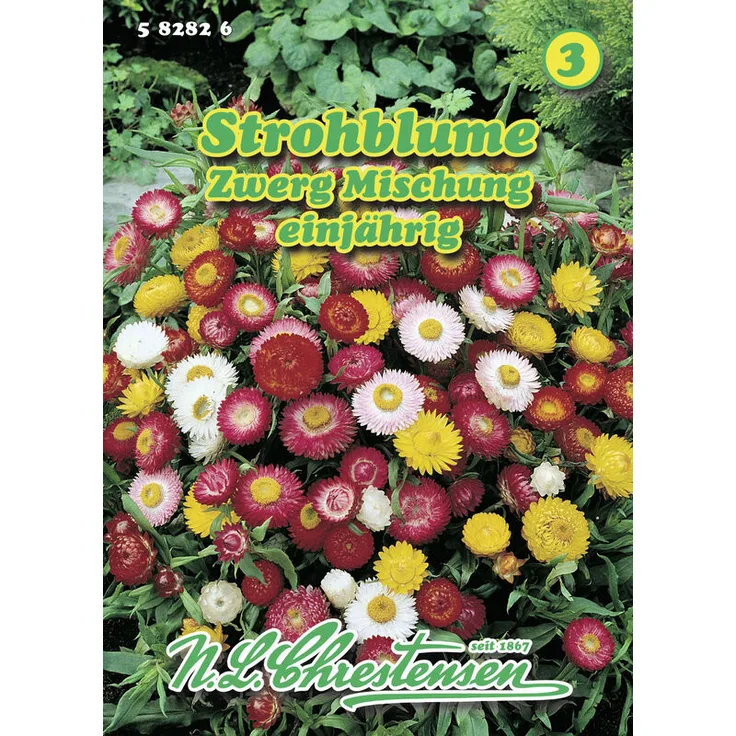 N.L. CHRESTENSEN Strohblume ZwergMischung Blumensamenmischung 