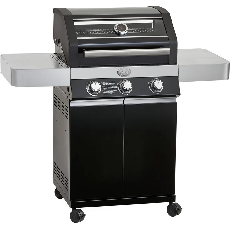 Rösle Gasgrill BBQ-Station Videro G3 Pure schwarz 25512, Maße 118 x 127 x 60 cm – Bild 1