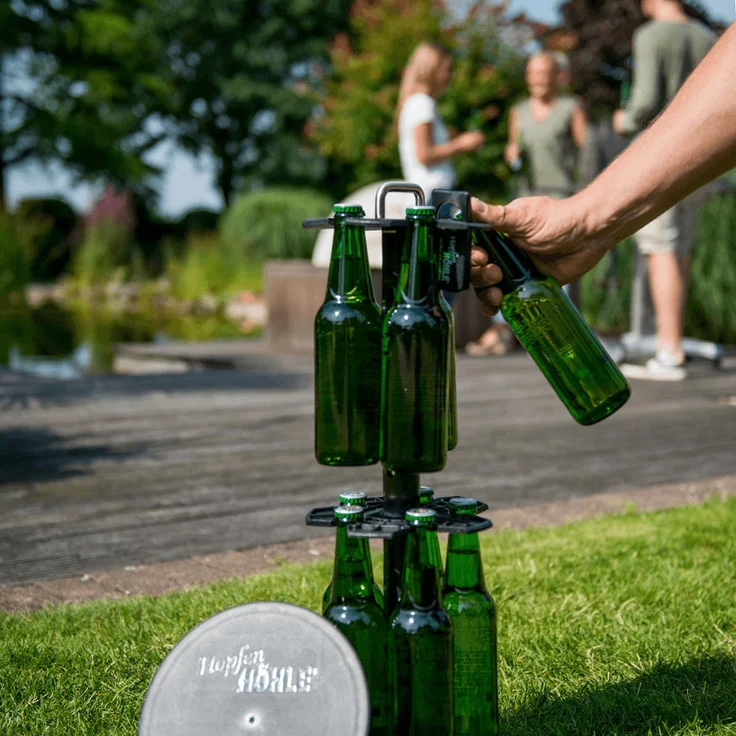 HopfenHöhle Outdoor Erdloch Bierkühler für 15 Flaschen, 20 cm – Bild 4