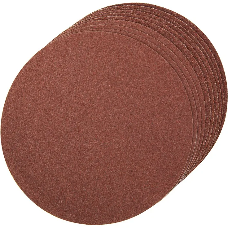 Silverline 787856 Selbsthaftende Schleifscheiben, 150 mm, 10-tlg. Satz 2 x 60er, 4 x 80er, 4 x 120er-Körnung