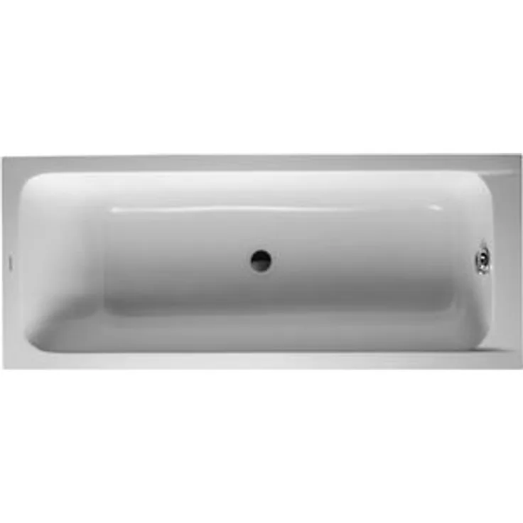 Duravit Einbauwanne D-CODE Rechteck, Mittelablauf, weiss 170x70cm (700097000000000)