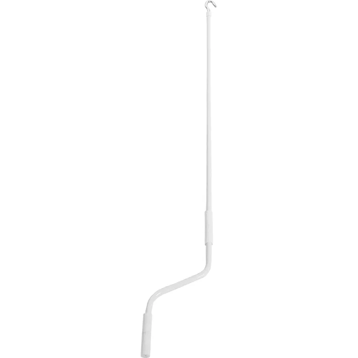 Mendler Handkurbel für Markisen, Markisenkurbel Kurbel, 150cm weiß