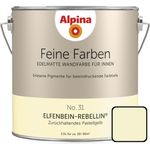 Alpina Feine Farbe No. 31 2,5 l, zurückhaltendes pastellgelb, Elfenbein-Rebellin