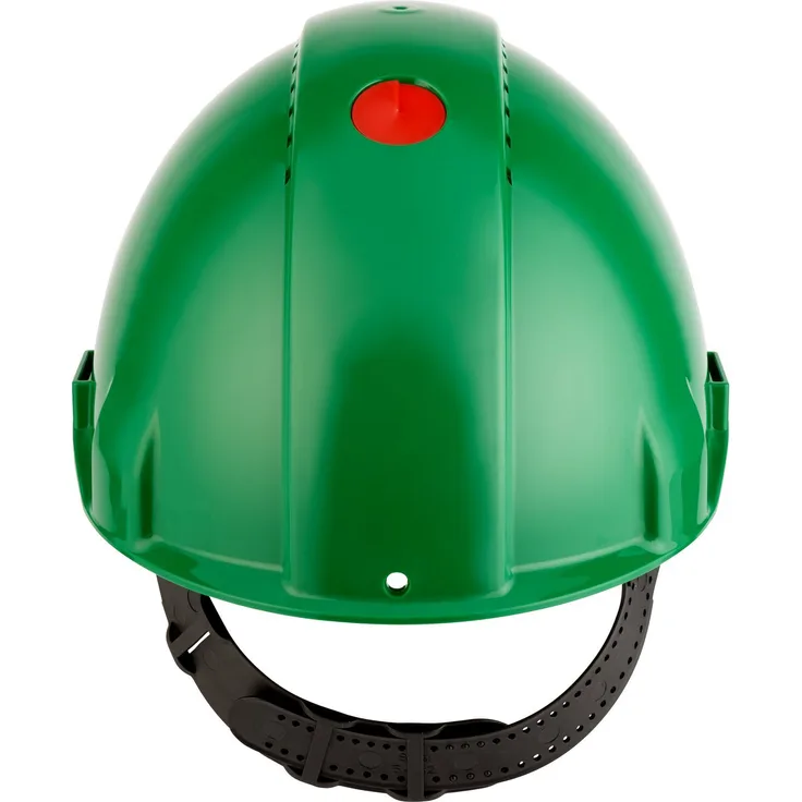 3M G30DUG Peltor Schutzhelm G3000D, ABS, Helm Innenausstattung mit Leder SchWeißband und Pinnlock Verschluss, belüftet, Grün